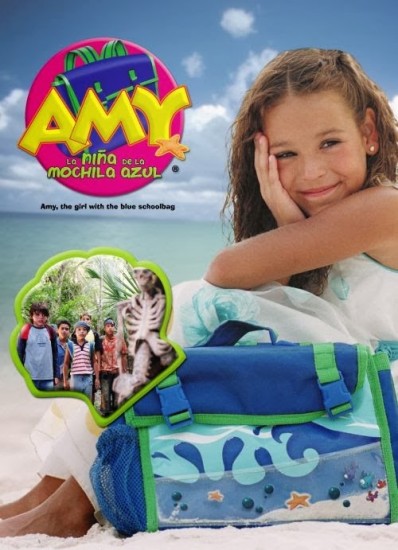 Novela Amy, a Menina da Mochila Azul Todos Captulos Completos Envio Digital